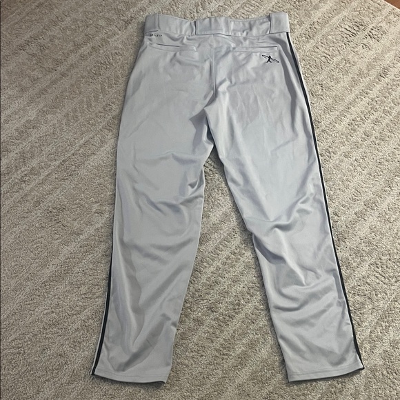 Nike Swingman Gray and Black Dri Fit Men’s Baseball Athletic Pants Medium - Picture 6 of 6